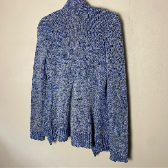 Anthropologie Moth Winnie Wool Blend Open Front Cardigan in Blue size Small - Picture 7 of 7